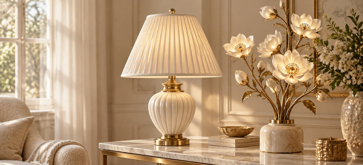 TABLE LAMPS & FLORAL LAMPS