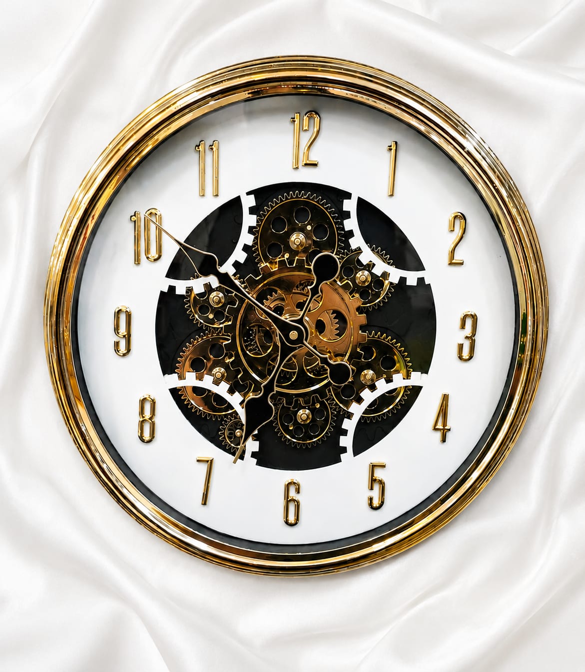 Luxury Gear Mechanism Wall Clock [metal]