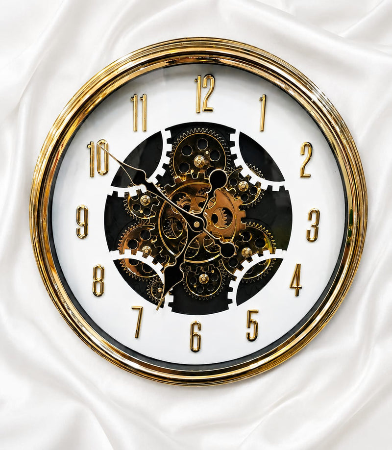 Luxury Gear Mechanism Wall Clock [metal]