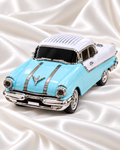 Blue & White Vintage Car Bluetooth Speaker | Metal Showpiece