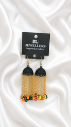 Traditional Black Jhumaka Earrings