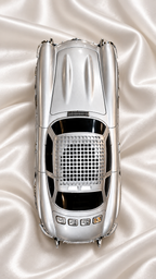 Silver Vintage Car Bluetooth Speaker | Metal Showpiece