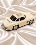 Cream Vintage Car Bluetooth Speaker | Metal Showpiece