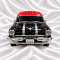 Red & Black Vintage Car Bluetooth Speaker | Metal Showpiece