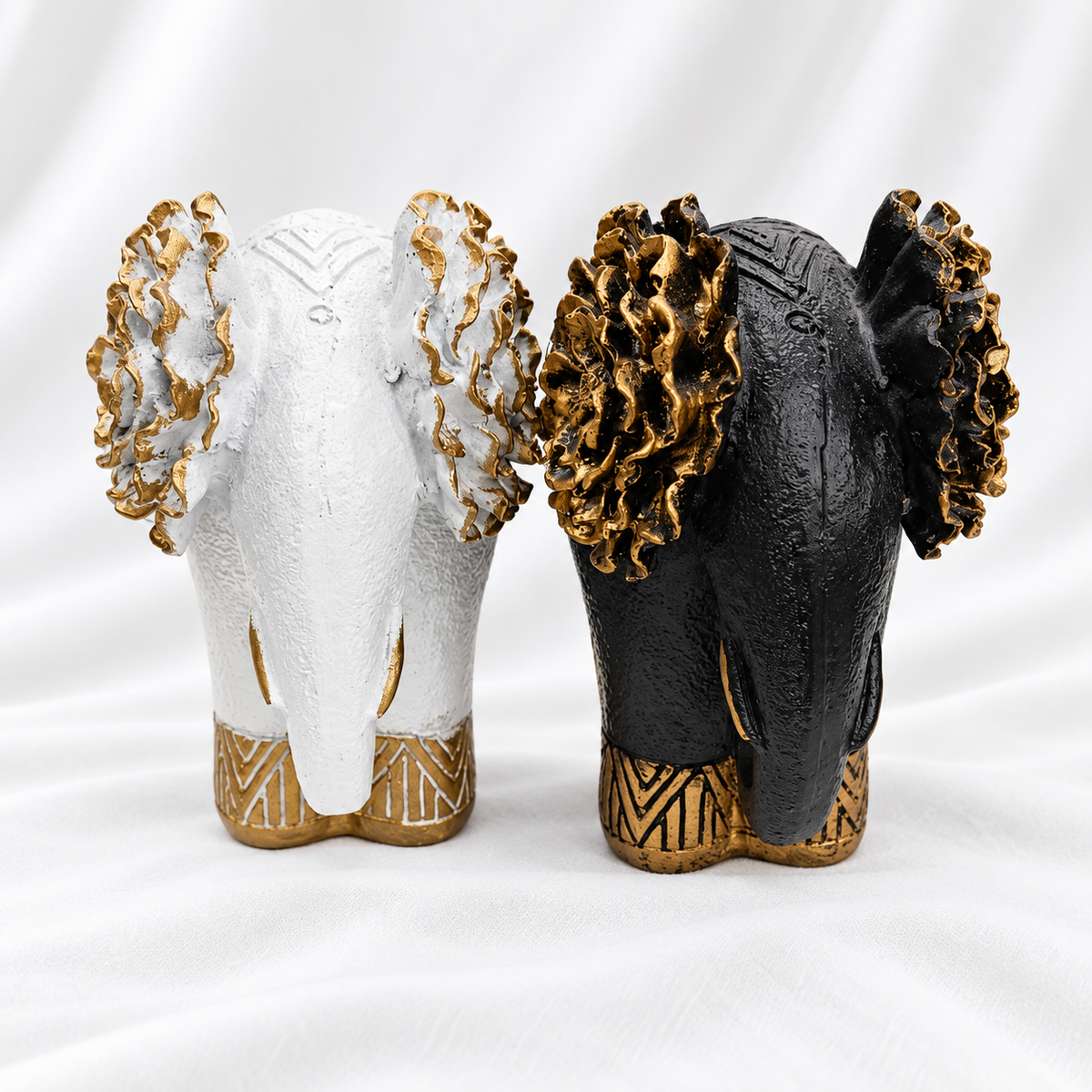 Luxury Floral Elephant Decorative Sculpture.                              Special Offer: Rs. 1,800 Each | Buy 2 for Rs. 3,200 (Rs. 1,600 Each)