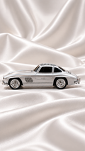 Silver Vintage Car Bluetooth Speaker | Metal Showpiece