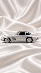 Silver Vintage Car Bluetooth Speaker | Metal Showpiece