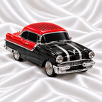 Red & Black Vintage Car Bluetooth Speaker | Metal Showpiece